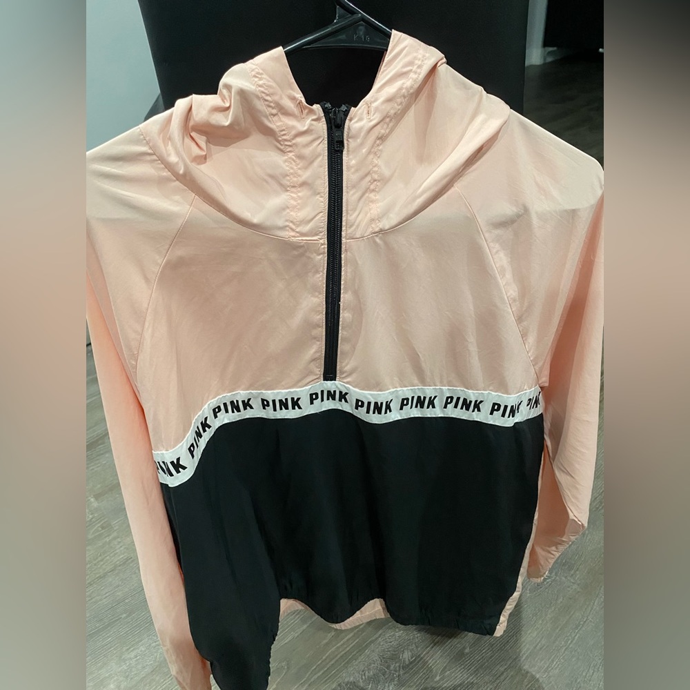 Love pink windbreaker